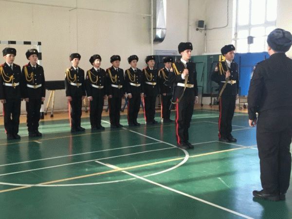 Военная подготовка в кадетской школе